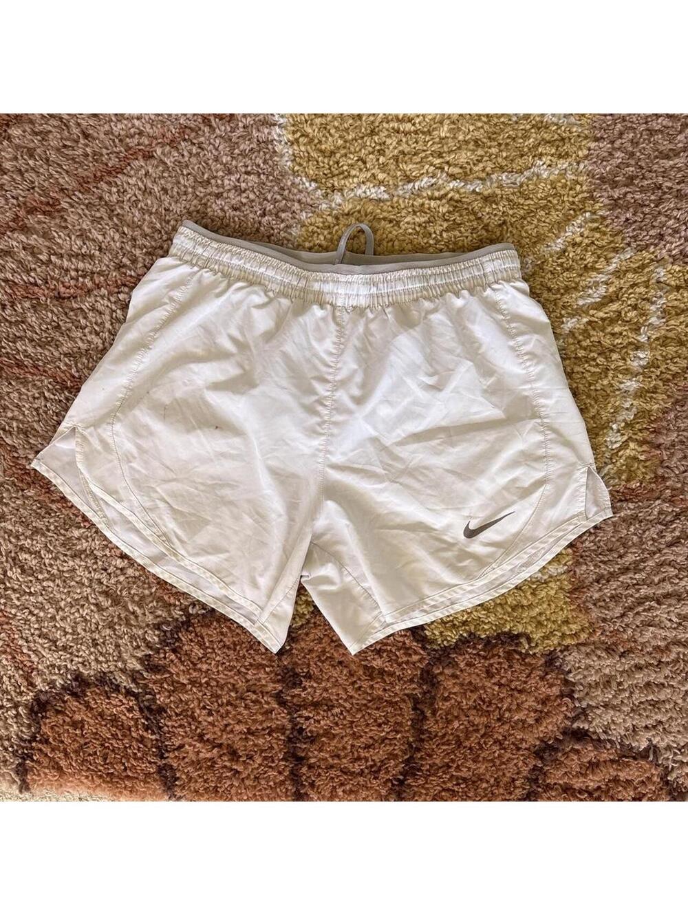 Nike Dri-Fit White Athletic Shorts Size Small